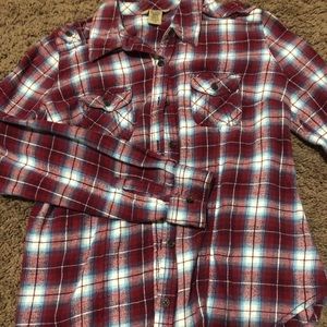 Arizona red and blue flannel
